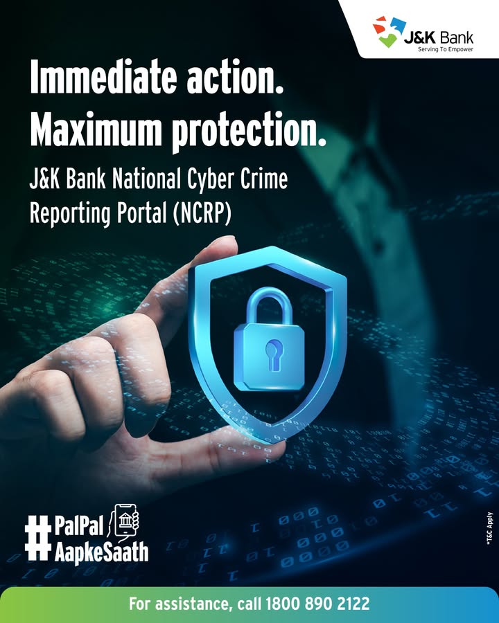 If you suspect cyber fraud, report it immediately using the National Cyber Crime Reporting NCRP option on mPay Delight Plu...