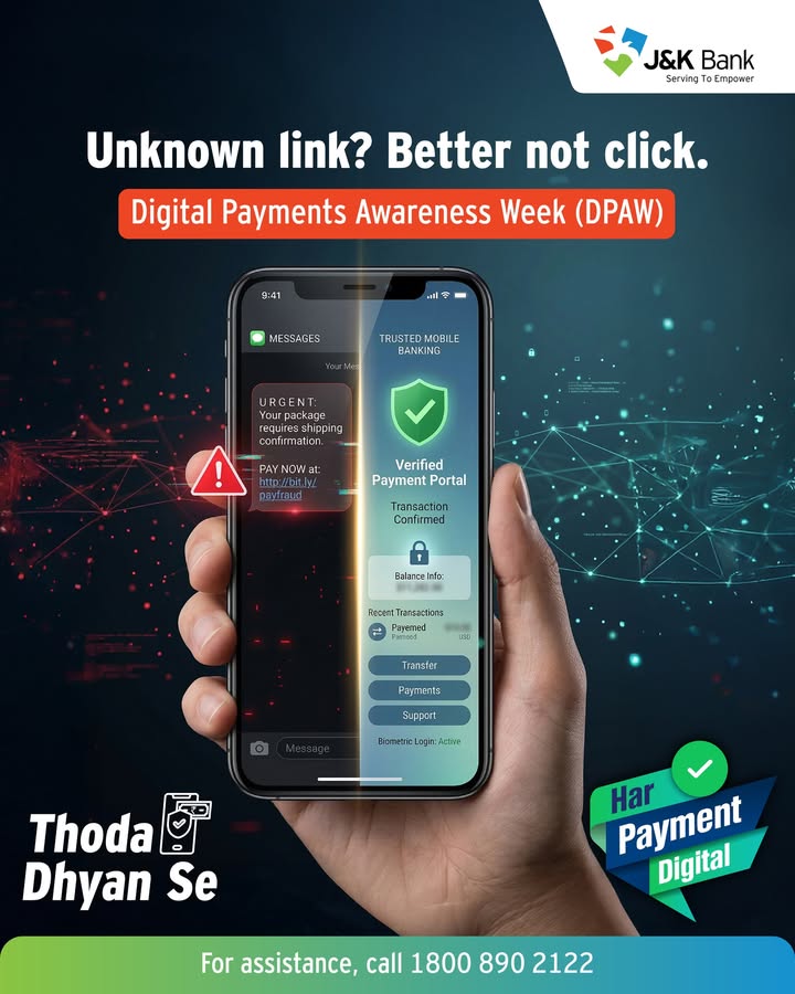 Fraudulent links can appear genuine and may lead to financial loss
