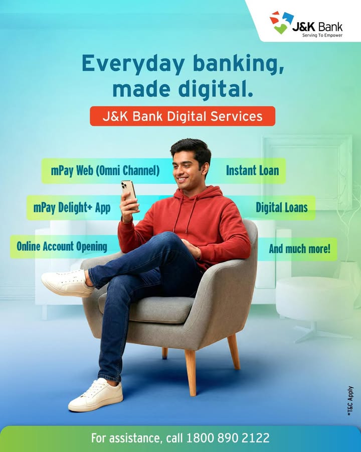 Bank smarter with J K Banks digital services