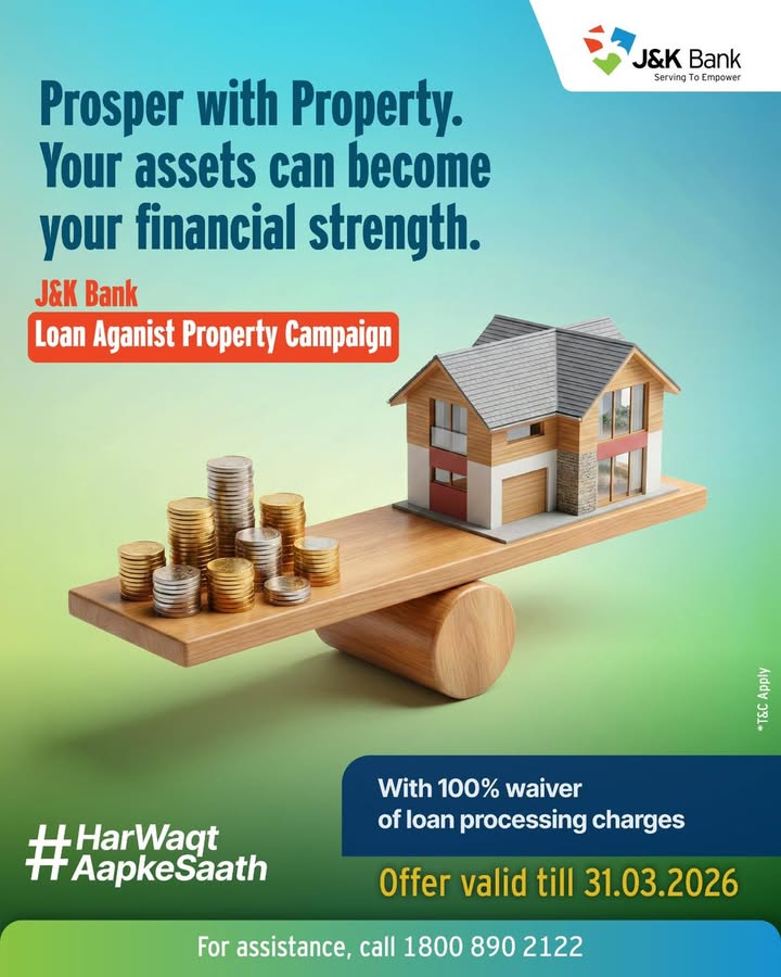 J K Bank wishes you to Prosper with Property and turn your property into the capital that powers your ambitions
