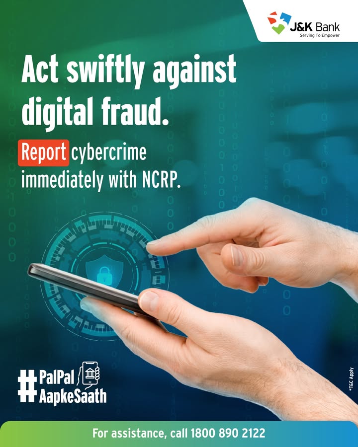 If you spot suspicious activity, report it immediately through the NCRP