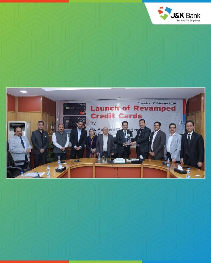 J K Bank rolls out revamped Credit Card suite Part of our endeavour to position J K Bank as a pan India digital banking par...