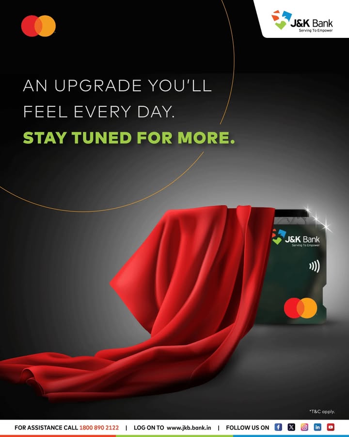 The wait is almost over. A seamless, rewarding upgrade is arriving soon with J K Bank. Stay tuned