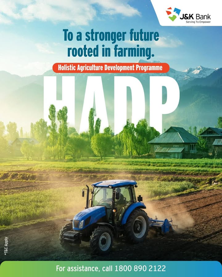 J K Banks Holistic Agriculture Development Program supports 29 integrated agri projects across horticulture, crops, and live...