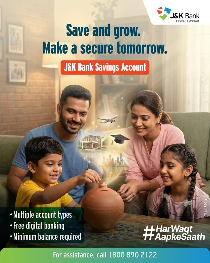 Designed for security and convenience, J K Banks Savings Account offers attractive interest rates, easy access to funds and ...