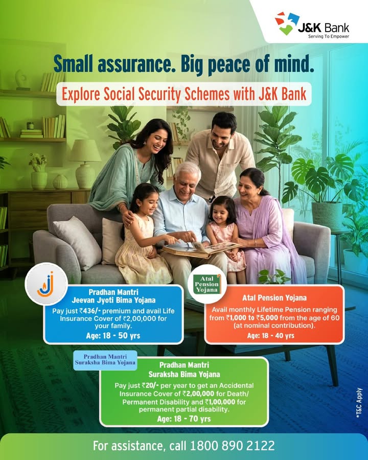 Build a secure future with social security schemes designed to provide financial protection for you and your family