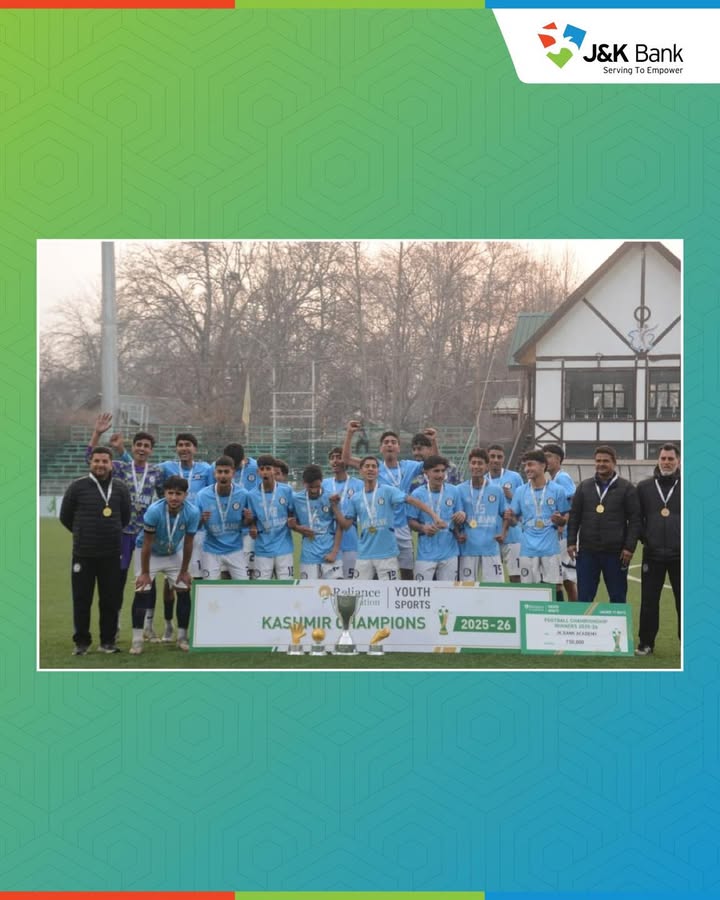 J K Bank Football Academy clinches Reliance Foundation Youth Sports Football Development League 2025 26 Continuing its st...