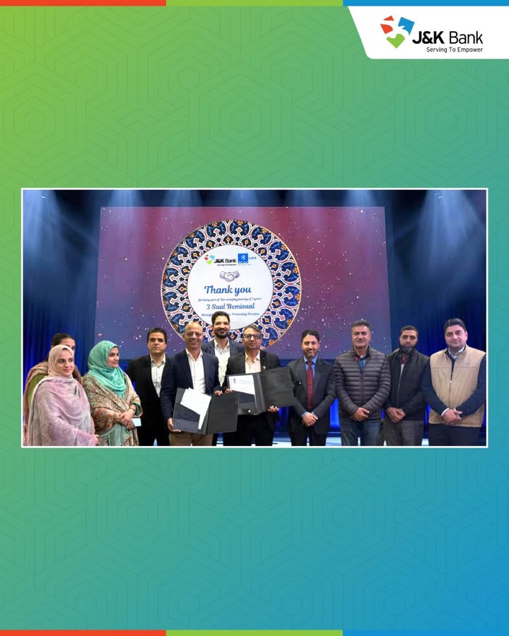 J K Bank renews corporate agency tie up with Bajaj Life Insurance Company Reaffirming its commitment to enhanced customer c...