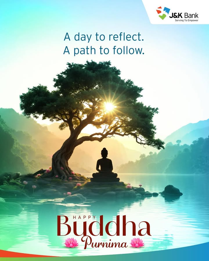 On this Buddha Purnima, may peace guide your thoughts, and wisdom shape your path