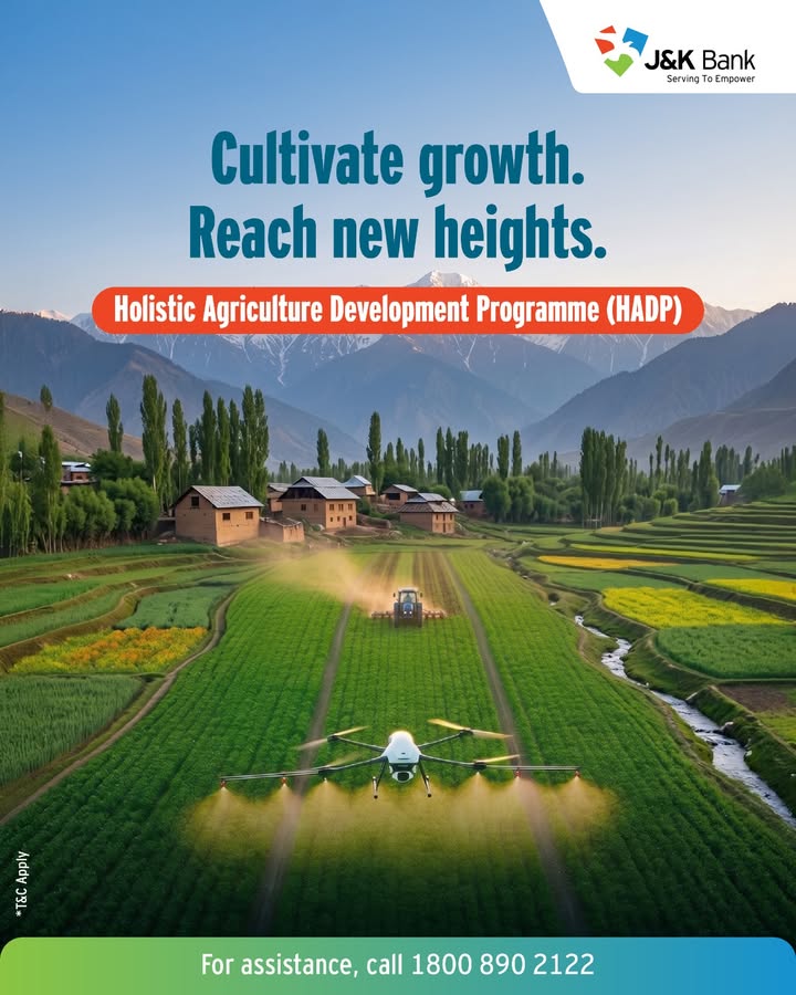 J K Bank supports HADP to strengthen the agricultural ecosystem through structured financing, fostering growth and sustainab...
