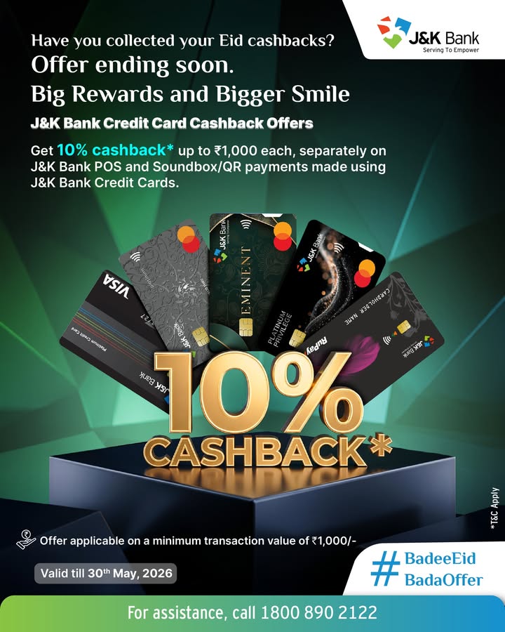 Your Eid cashback celebrations are almost at the finish line