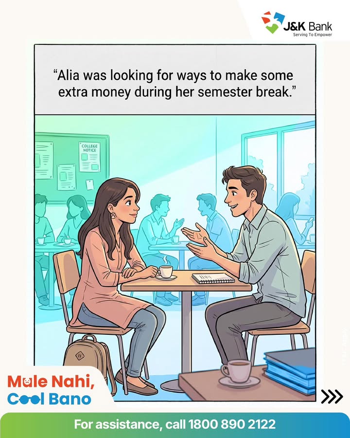 Alia trusted someone with her banking details for quick money and ended up risking her own financial safety