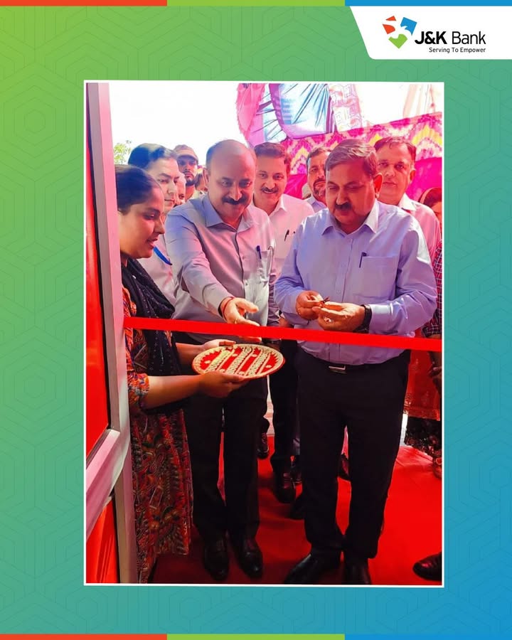 J K Bank commissions new onsite ATM at Ajote, Poonch Carrying forward its mission of enhancing customer convenience through...