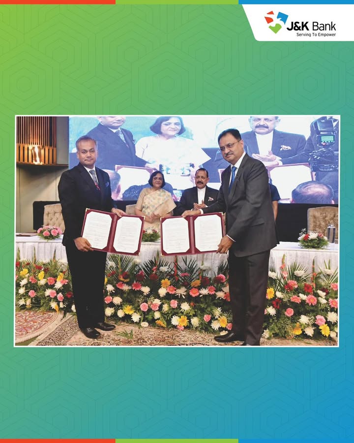 J K Bank and DoPPW sign MoU to expand pension related services in Jammu and Kashmir In a significant step aimed at expandin...