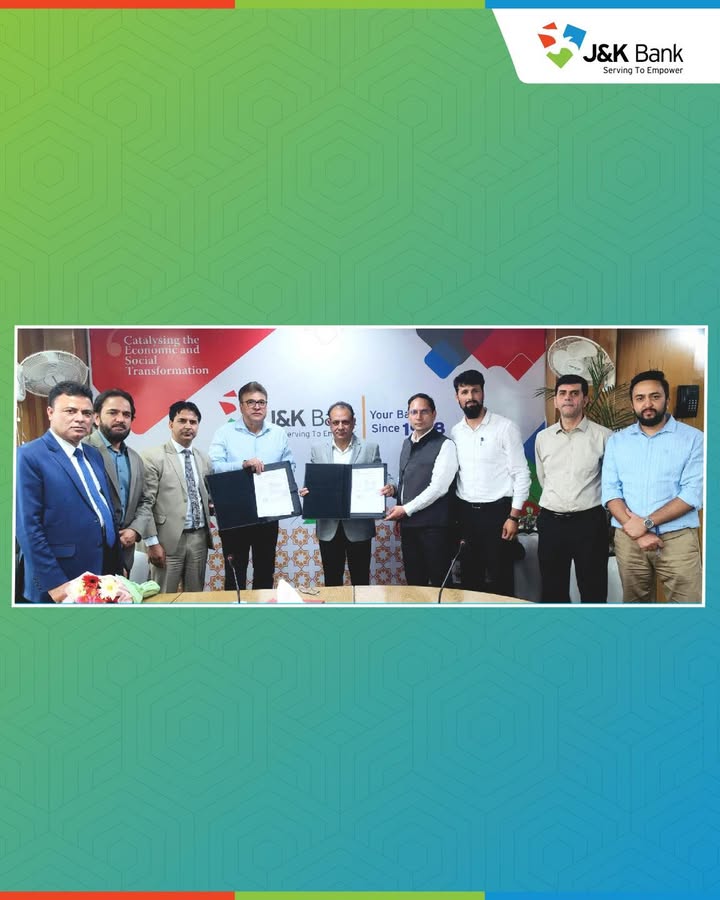 J K Bank partners with Jamkash Vehicleades to deliver customised banking benefits for employees Committed to strengthening ...