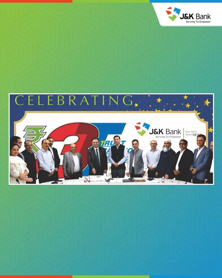 Powered by trust, tradition and transformation, J K Bank crosses business milestone of Rs 3 trillion Bigger business brings...