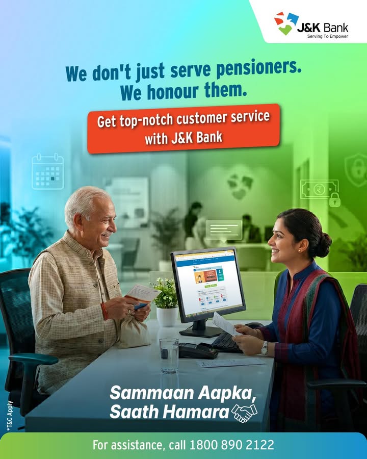 At J K Bank, respect is reflected in every experience
