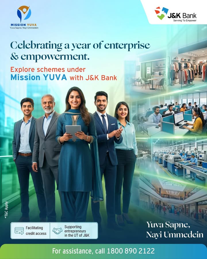 Mission YUVA completes one year of empowering aspiring entrepreneurs across Jammu Kashmir