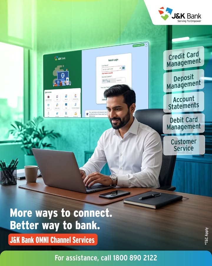 Access banking services across multiple channels with ease
