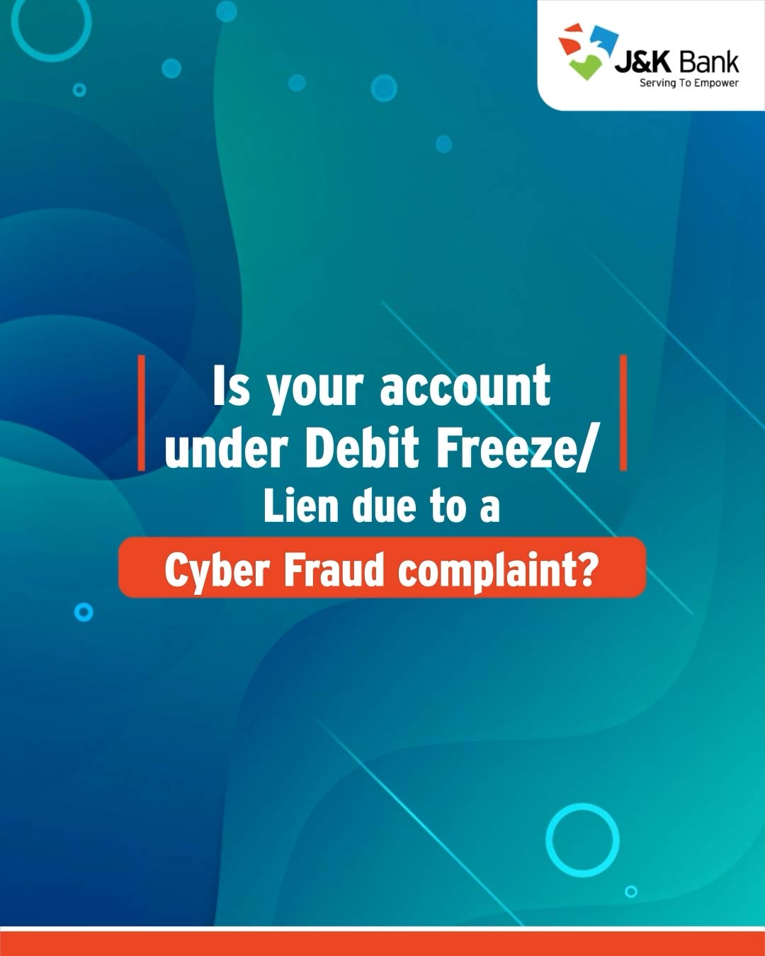 If your account is under Debit Freeze,amount has been put on hold or your digital services have been disabled due to an NCRP...