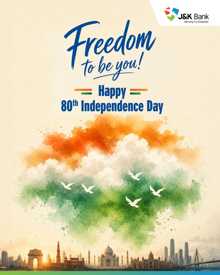 A nation grows when its people are free to dream, choose, and become
