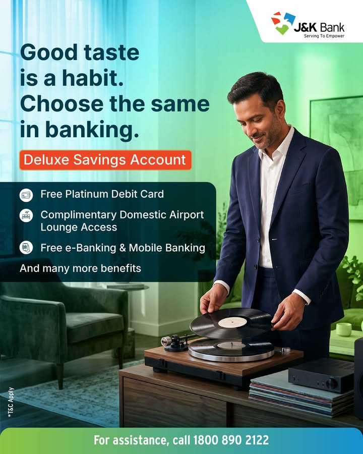 Good taste is reflected in every choice you make, including the way you bank