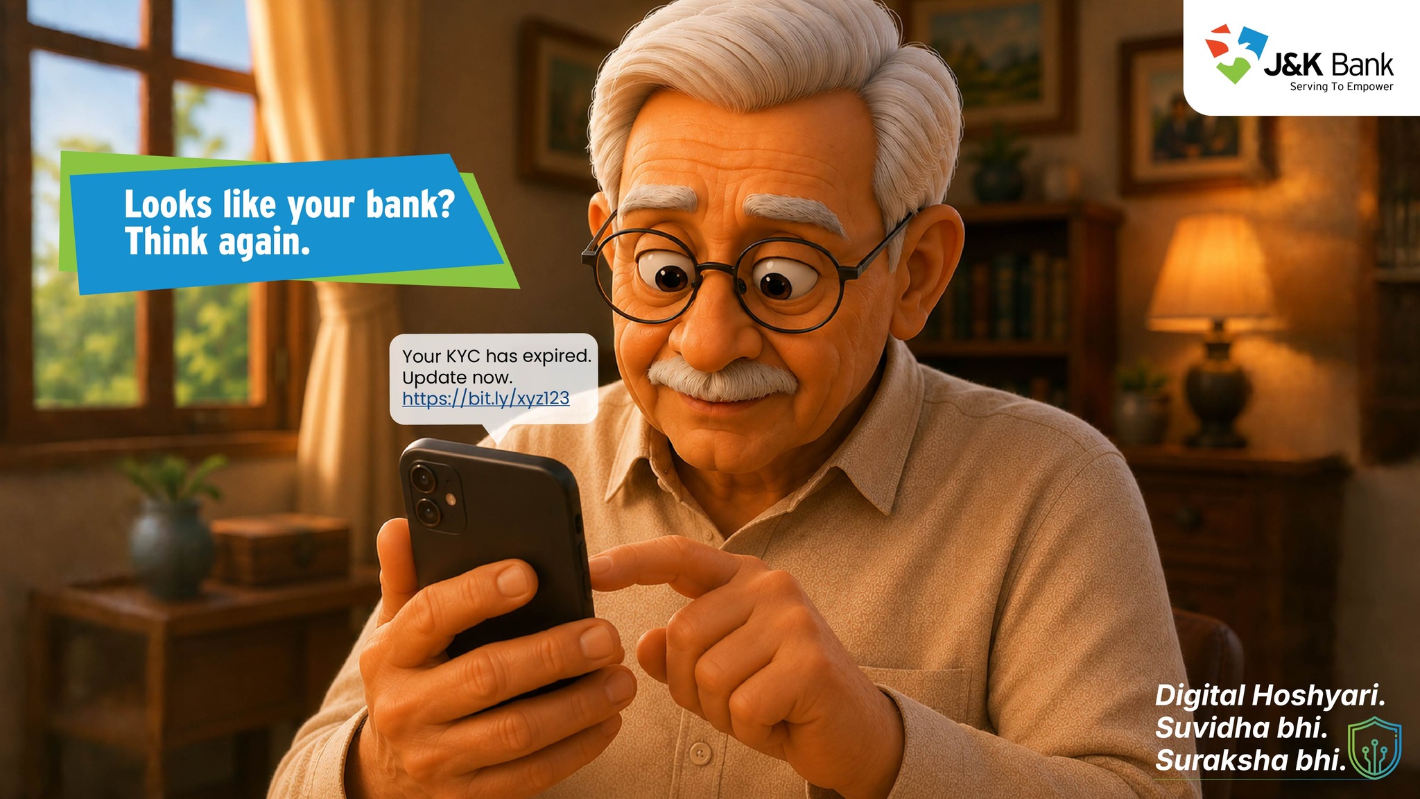 Digital convenience comes with a simple responsibility stay alert