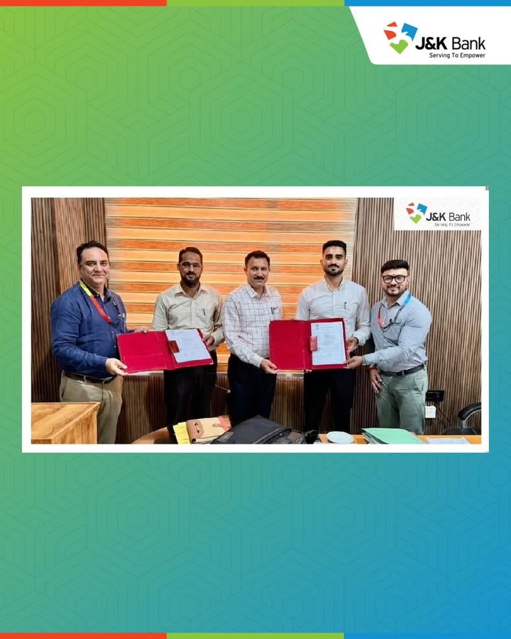 J K Bank signs MoU with Baba Ghulam Shah Badshah University, Rajouri Strengthening its institutional engagement across Jamm...