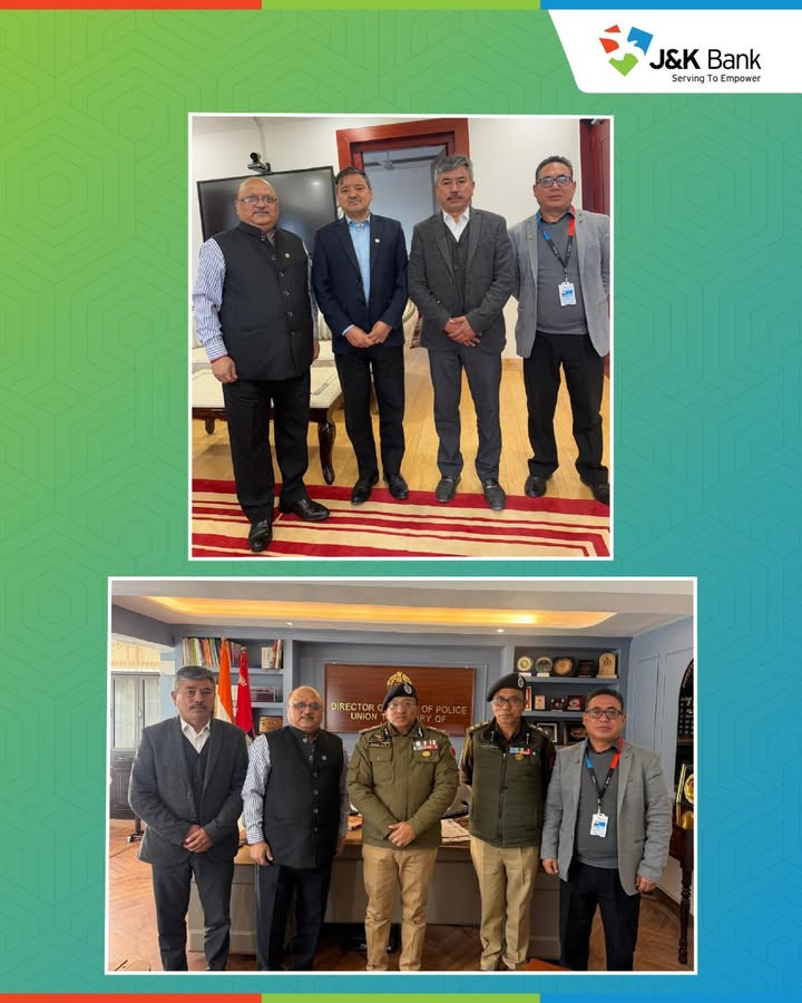 J K Bank deepens strategic institutional engagement in Ladakh Taking forward J K Banks strategic focus on strengthening ins...