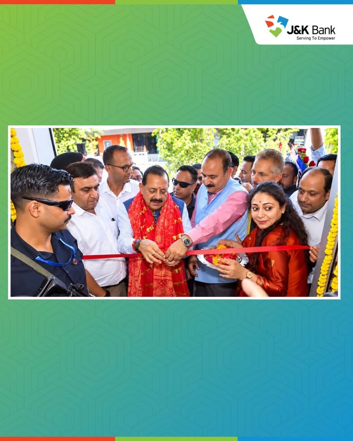 Union Minister Dr Jitendra Singh inaugurates J K Banks Easy Banking Unit at Chakra Expanding access to banking services in ...