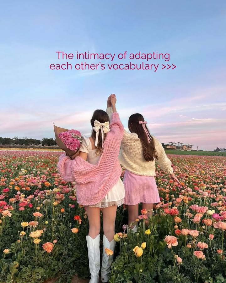 Started saying hehe because she says hehe. Started healing because she said you deserve better