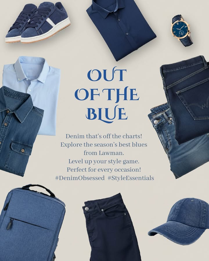 Blue fits that go with every plan, every mood, every day. Discover Lawmans signature denim essentials. 