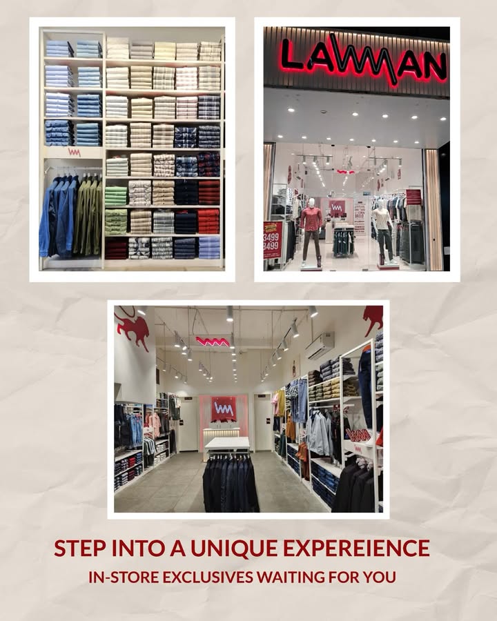 Established in 1998, Lawman continues to define retail fashion for Indian men