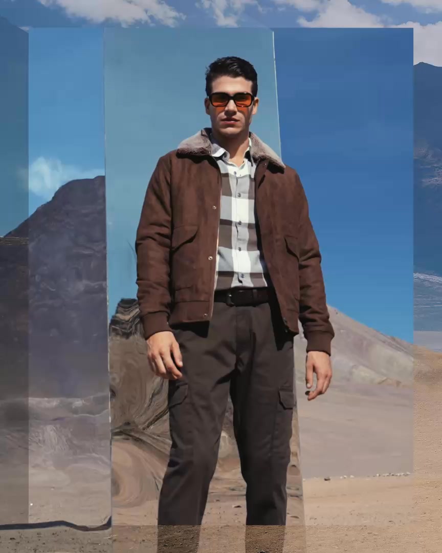 Checks and suede, made for winter ease Shop the look, wear it your way Mufti All Same Campaign, Mufti AW25, Tonal Brown Out...