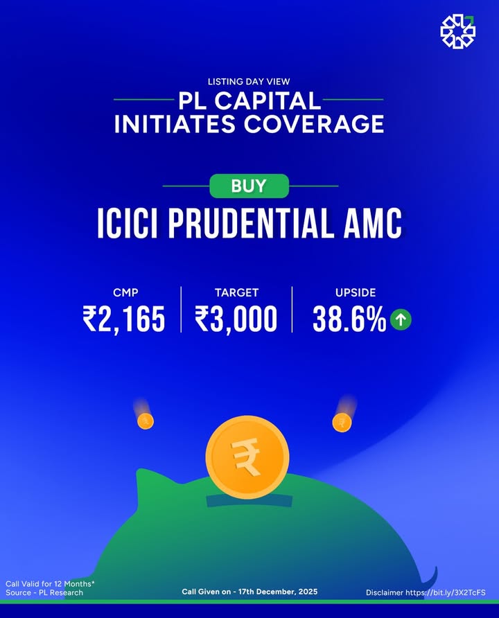 Missed the IPO allotment The opportunity isnt over ICICI Prudential AMC lists tomorrow, and PL Capital has issued...