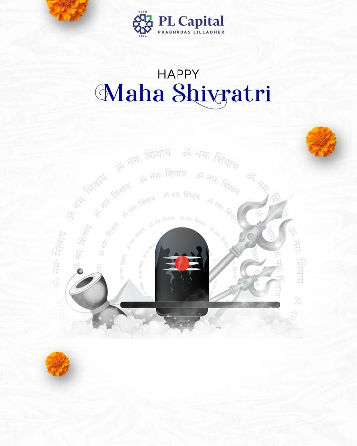 Wishing you a very happy Maha Shivratri din PL Capital 