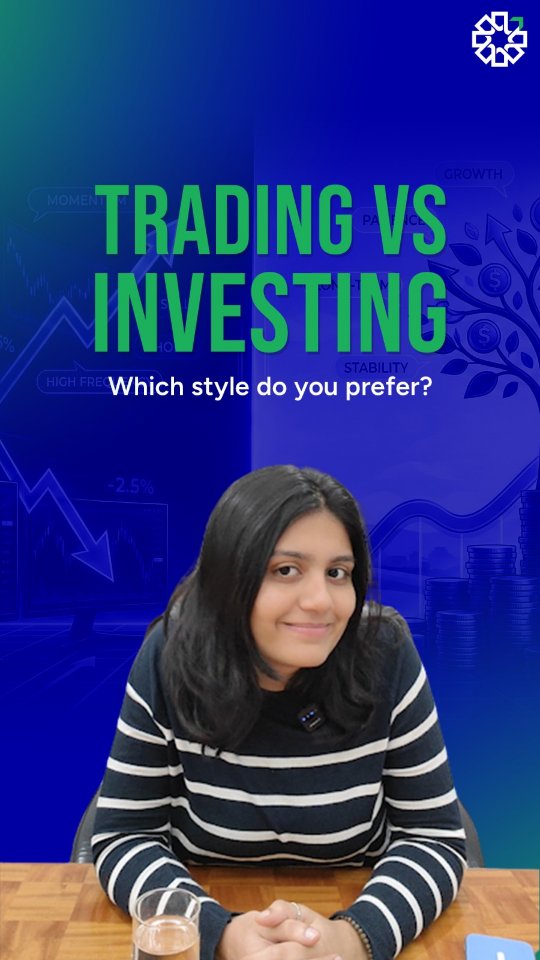Trading vs Investing Same market, Different Mindset. Trading is about timing, discipline, and risk control