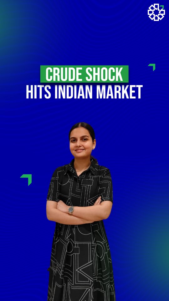  25 Lakh Crore Wiped Out Why is the Market Panicking The Middle East conflict has pushed Brent crude past ...