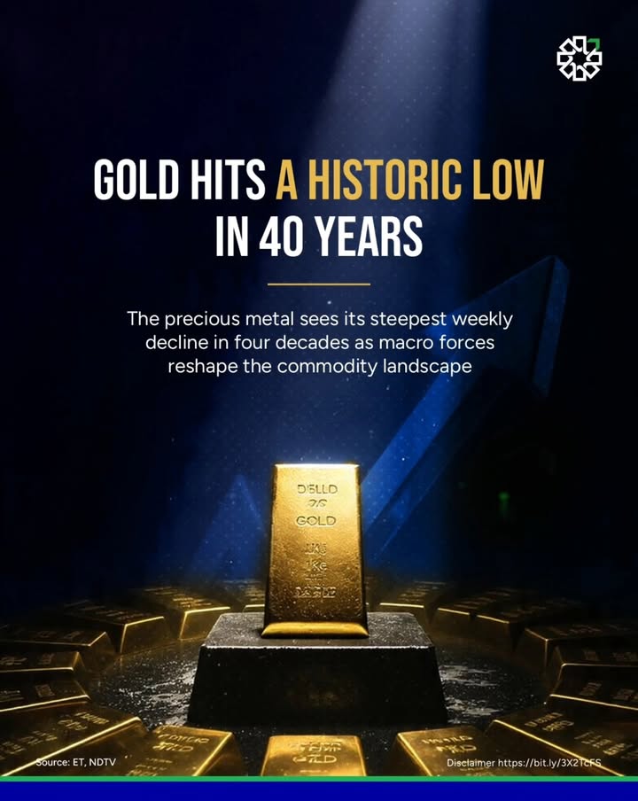 Gold just logged its worst weekly fall in 40 years and most investors don t know why