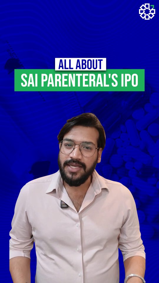 Sai Parenterals IPO is LIVE IPO Opens Mar 24, 2026 Closes Mar 27, 2026 Price Band 372 to 392 per...