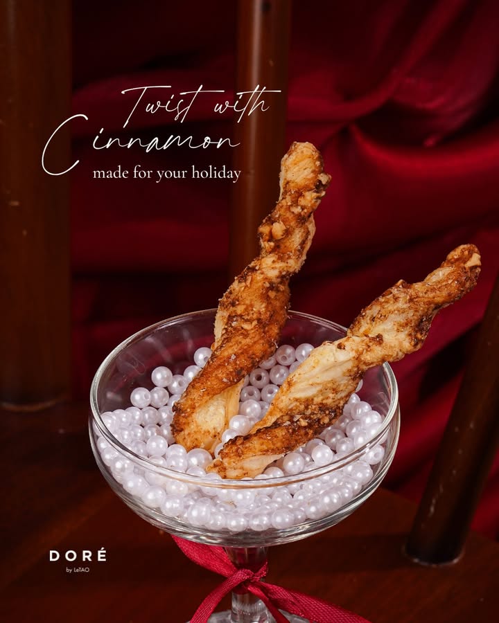 Sweet, warm, and perfectly twisted Warm from the oven and made to slow you down and savor the sweetness