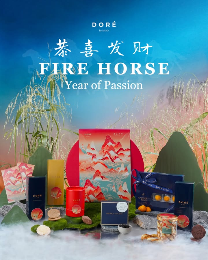 Welcoming the 2026 Chinese New Year YEAR OF PASSION The Year of Fire Horse Carrying fire horses fiery spirits...