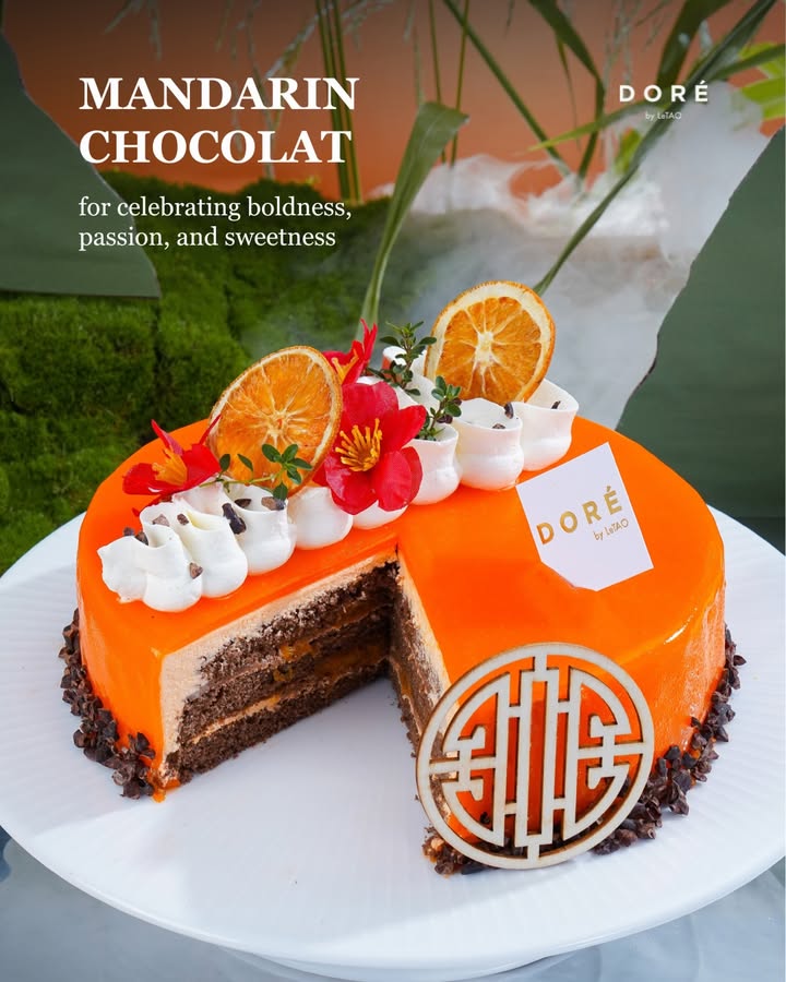 The perfect cake to celebrate Year of Passion Mandarin Chocolat Combining orange and chocolate, this gluten free c...