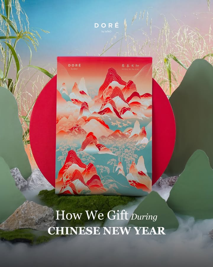 This is how we gift during Chinese New Year How do you share good fortune this season DOR byLeTAO ForTheLove...