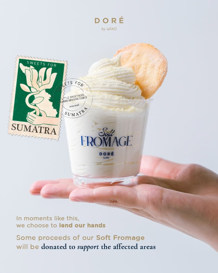In moments like this, we choose to lend our hands, together Some proceeds of your Soft Fromage purchase will be donate...