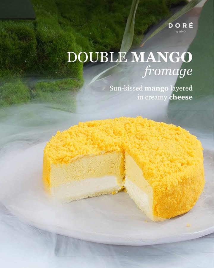 A twist of cheese and tropical mango in one delightful slice The perfect dessert to welcome the Chinese New Year w...