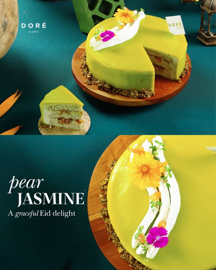 Pear Jasmine, a truly Eid delight Bringing grace to your Ramadan and Eid table with flavors of pear sweetness and frag...