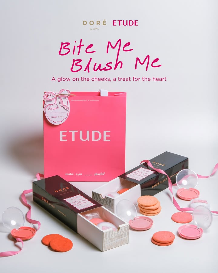 A reminder that love should make us blush and life sweeter Bite Me Blush Me is available at selected stores