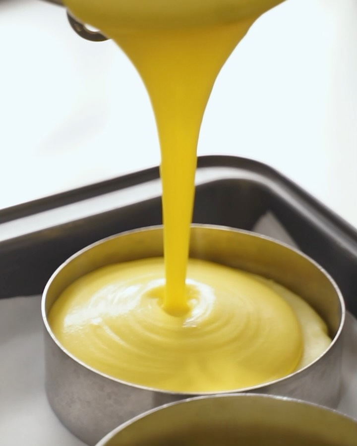 A sneak peek into the making of our Double Mango Fromage, created especially for Chinese New Year Smooth cheesecake, t...