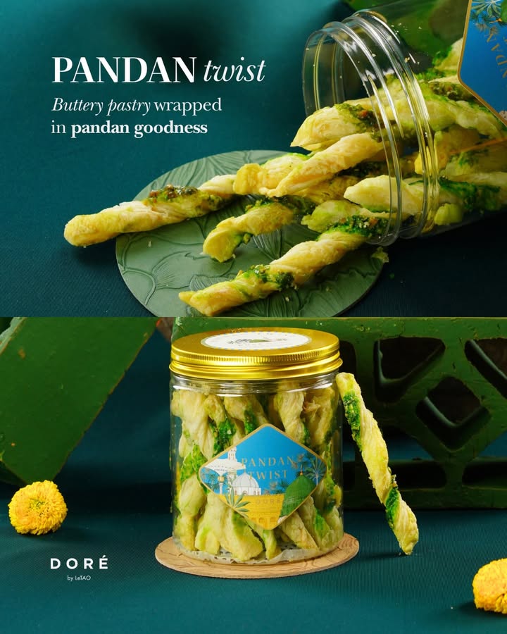 Pandan Twist, a buttery and sweet twist to your Eid celebrations Find this newest creation inside our Eid hampers ...